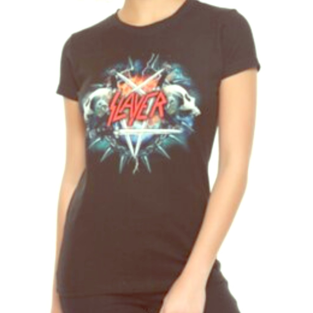 NWT womens fit SLAYER Tshirt sold out online